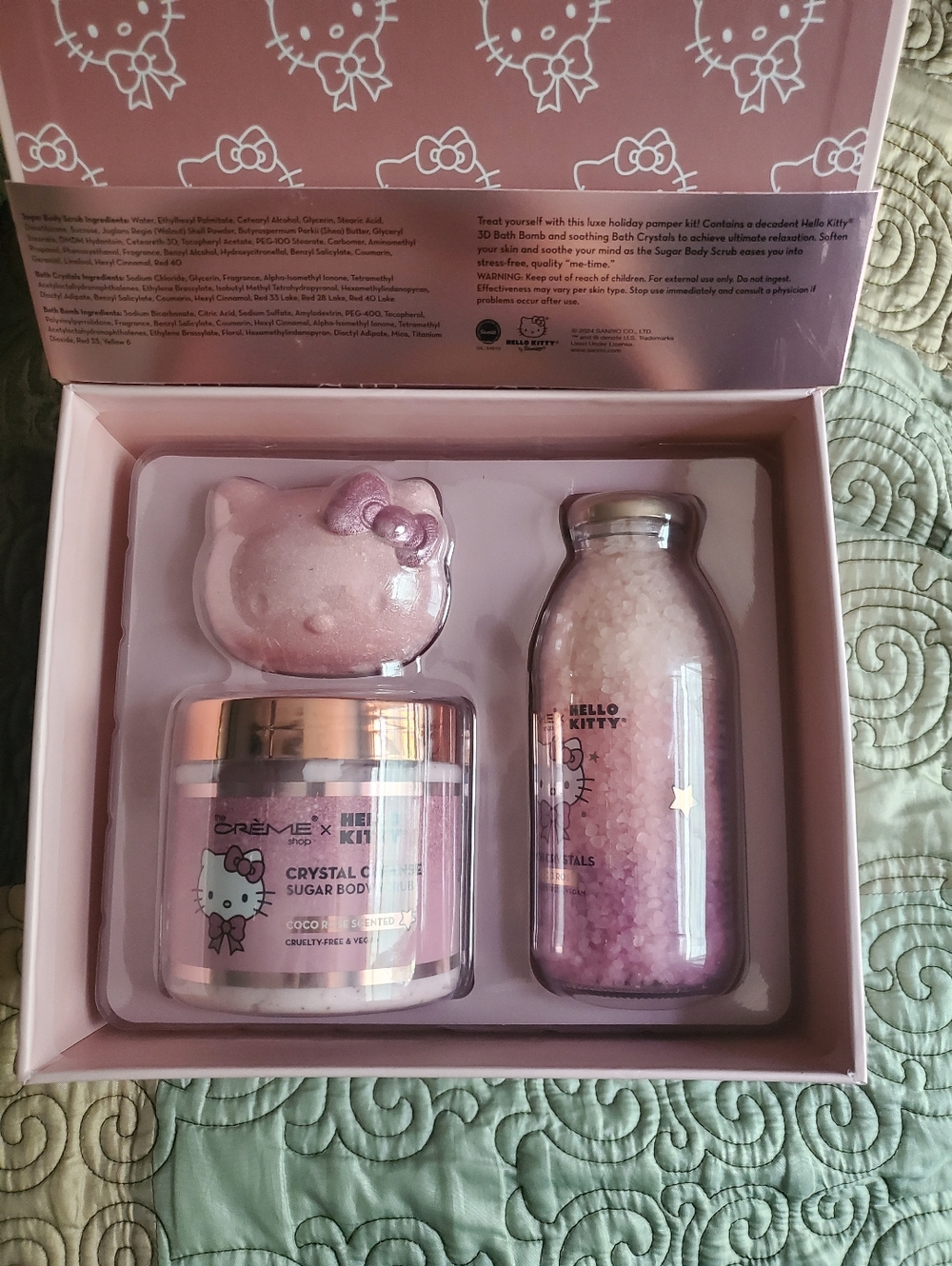 The Creme Shop Hello Kitty Pink Bath & Body Gift Set